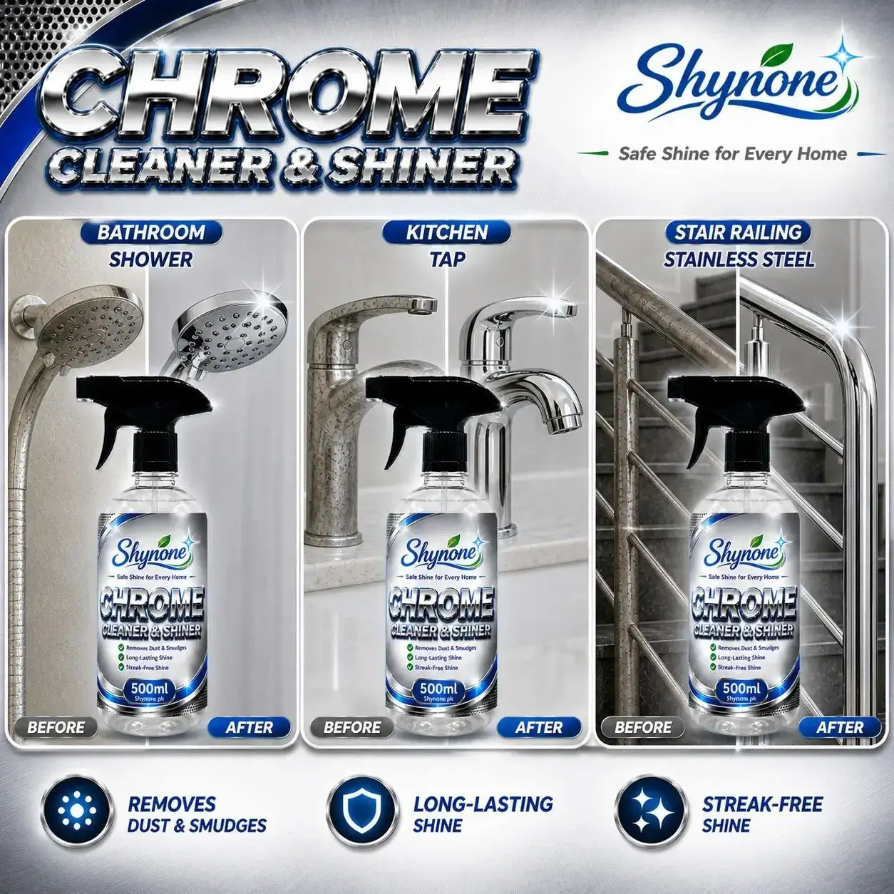 Chrome Cleaner & Shiner | 500ml