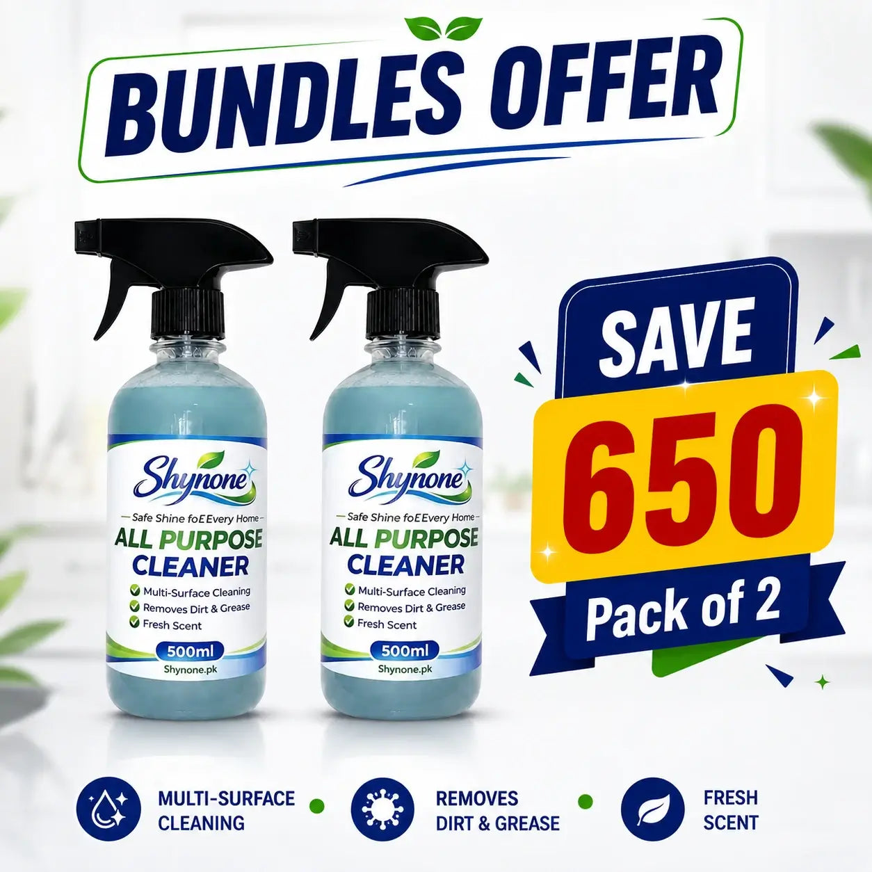 All Purpose Cleaner for Home | 500ml | Bundle Pack