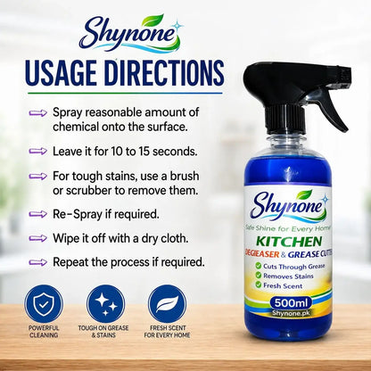 Kitchen Degreaser & Grease Cutter | 500ml | Bundle Pack